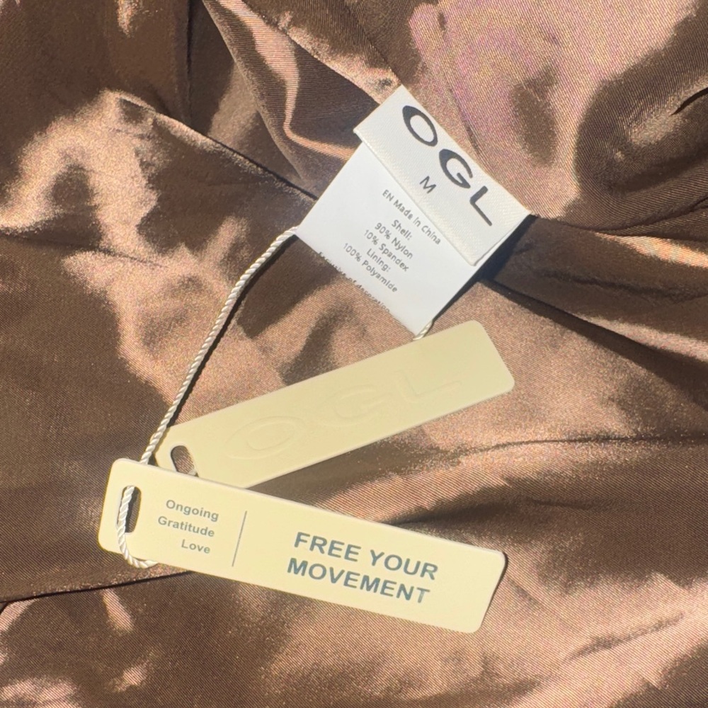 OGL NEW NWT size Medium Brown Belted Trench Coat waterproof - Picture 7 of 8